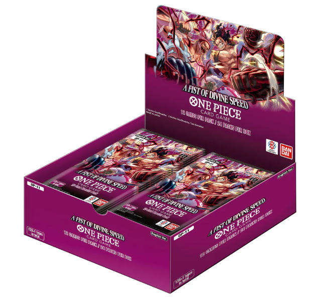 One Piece CG: OP-11 - Fist of Divine Speed Booster Box