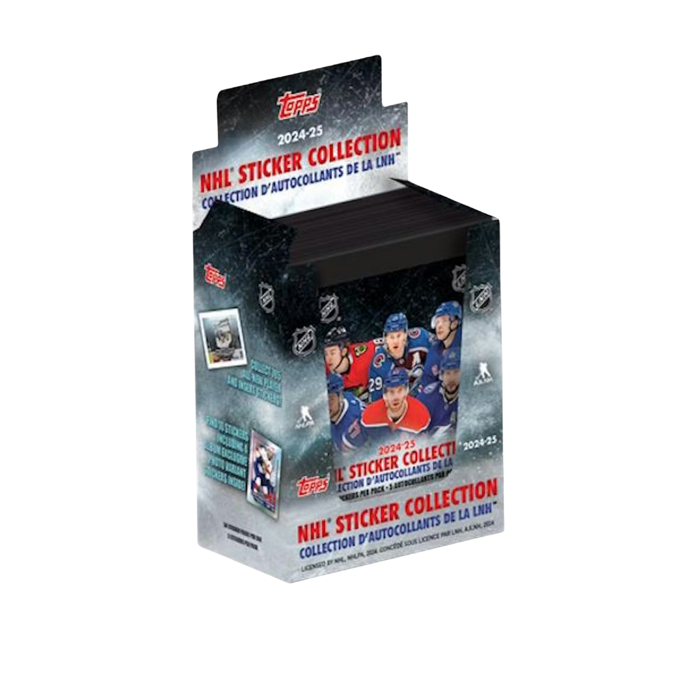 2024 - 25 Topps NHL Hockey Sticker Collection 50-Pack Box
