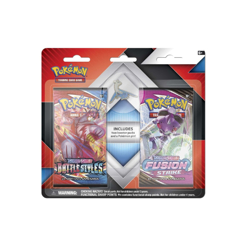 Pokémon: Sword & Shield - Fusion Strike & Battle Styles 2-pack Collector's Pin Blister