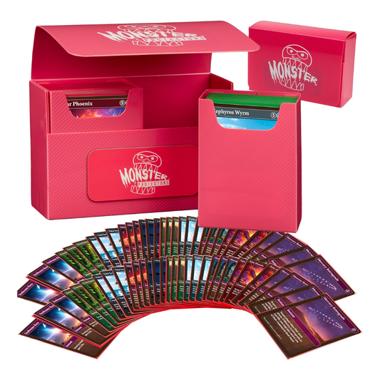 Monster Protectors: Double Deck Box - Matte Pink