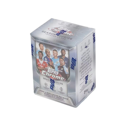 2025 - 26 Topps Chrome UEFA Club Competitions Soccer Blaster