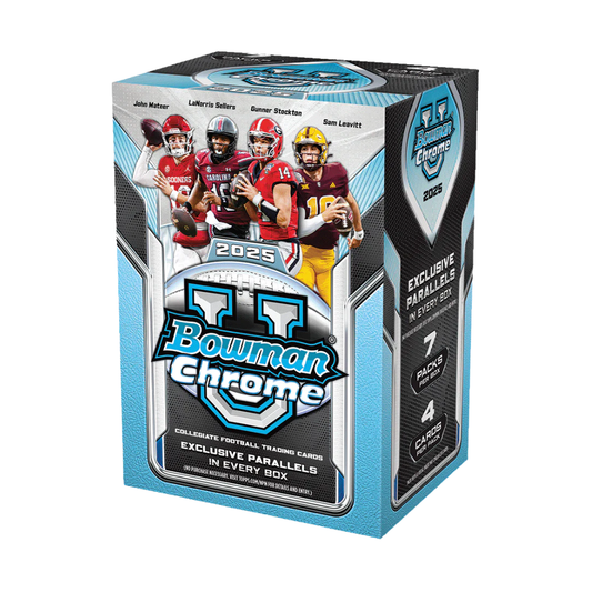 2025 Topps Bowman Chrome University Football Blaster
