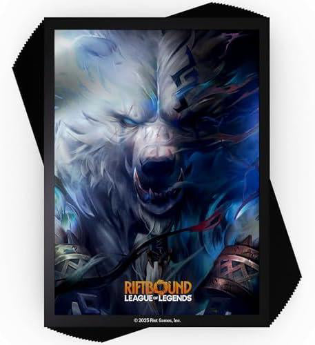 Riftbound League of Legends CG: Volibear Art Standard Size Card Sleeves (100ct)