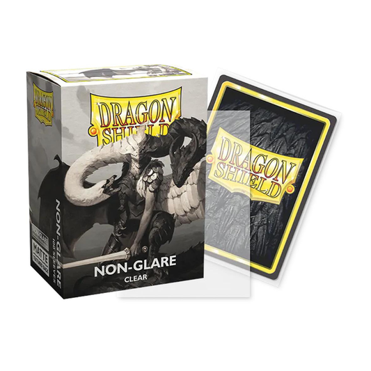 Dragon Shield: Clear Matte Standard Sleeves - 100 Sleeves
