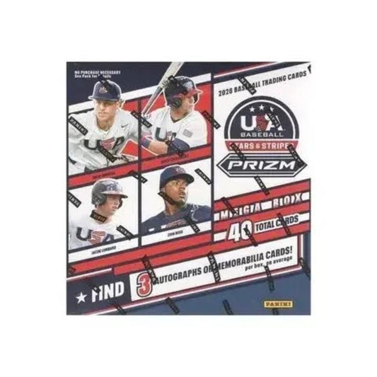 2025 Panini USA Stars & Stripes Prizm Baseball Mega Box