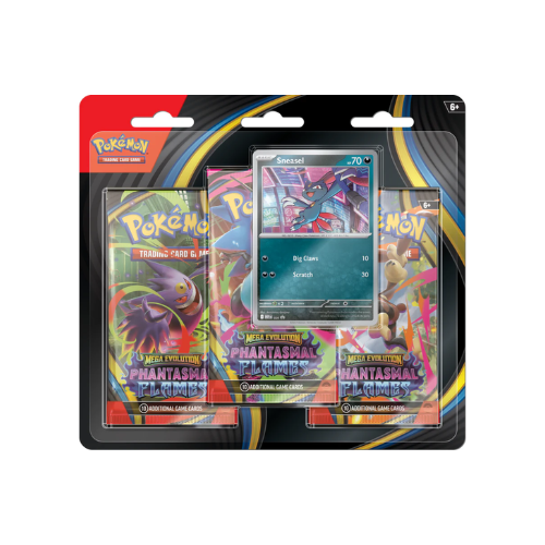 Pokémon: Mega Evolution: Phantasmal Flames 3-pack Blister