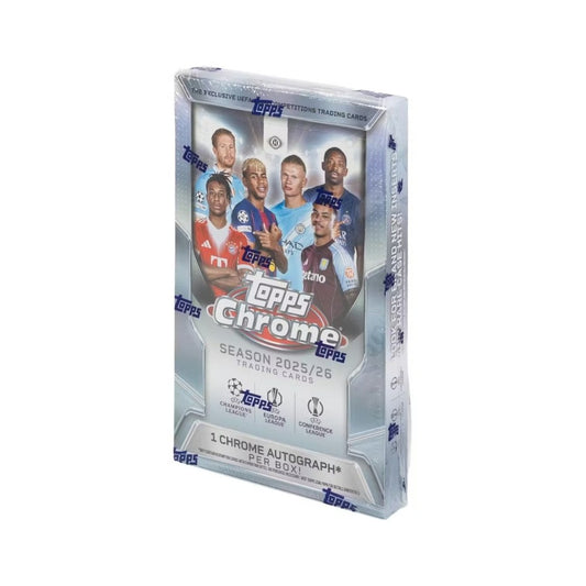 2025 - 26 Topps Chrome UEFA Club Competitions Hobby Box