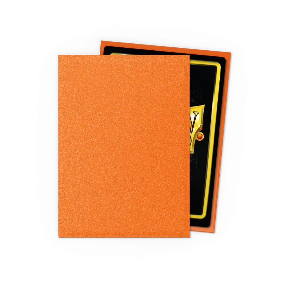Dragon Shield: Amber Matte Standard Sleeves - 100 Sleeves