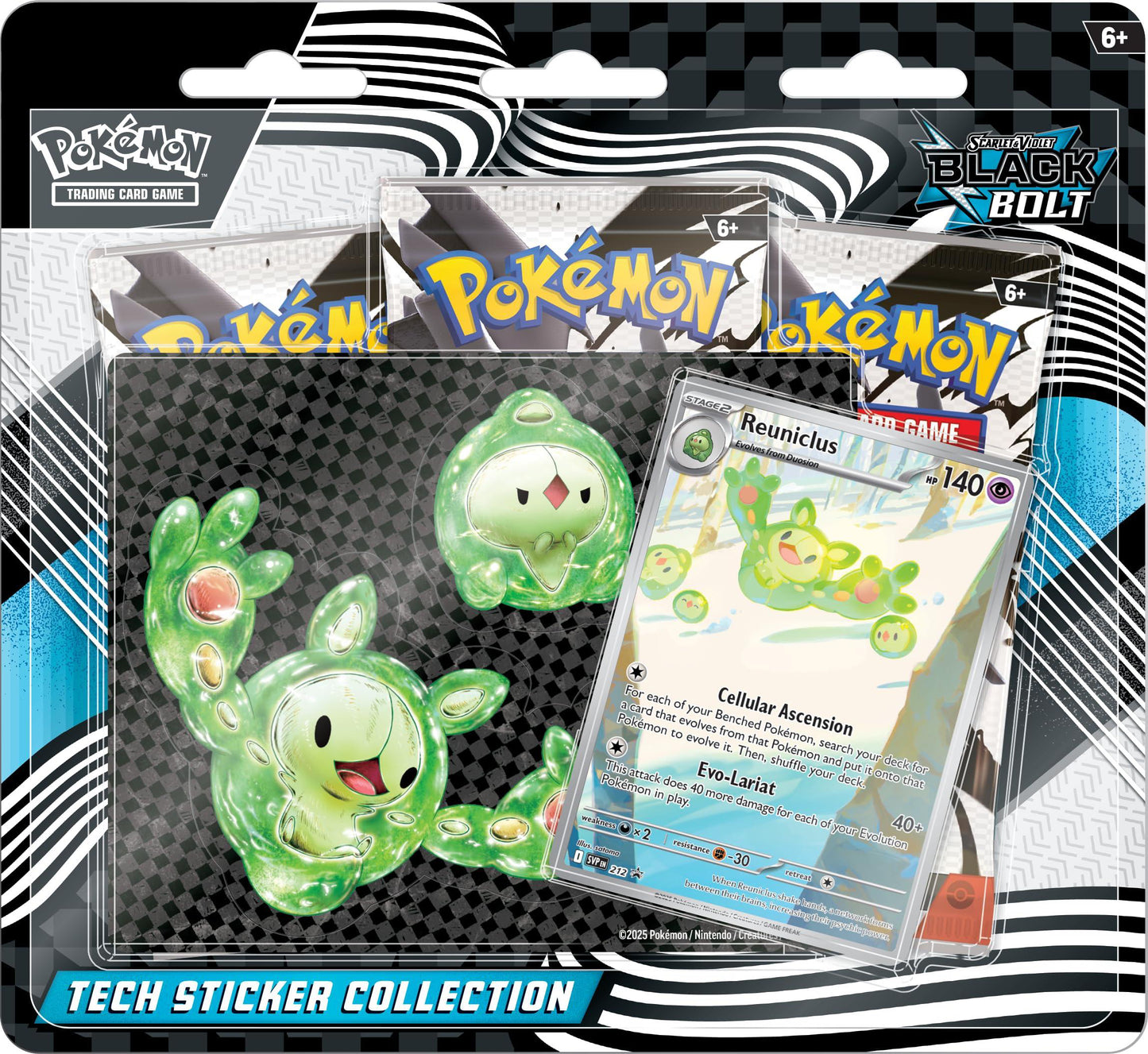 Pokémon: Scarlet & Violet Black Bolt Tech Sticker Collection