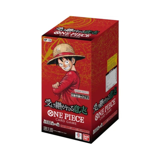 Japanese One Piece CG: OP-13 Carrying on His Will Booster Box
