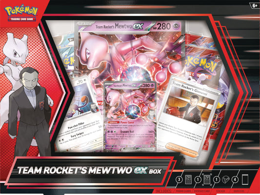 Pokémon TCG: Team Rocket’s Mewtwo Ex Box