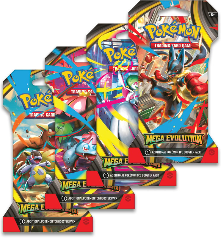 Pokemon TCG: Mega Evolutions Base Set Sleeved Booster Pack