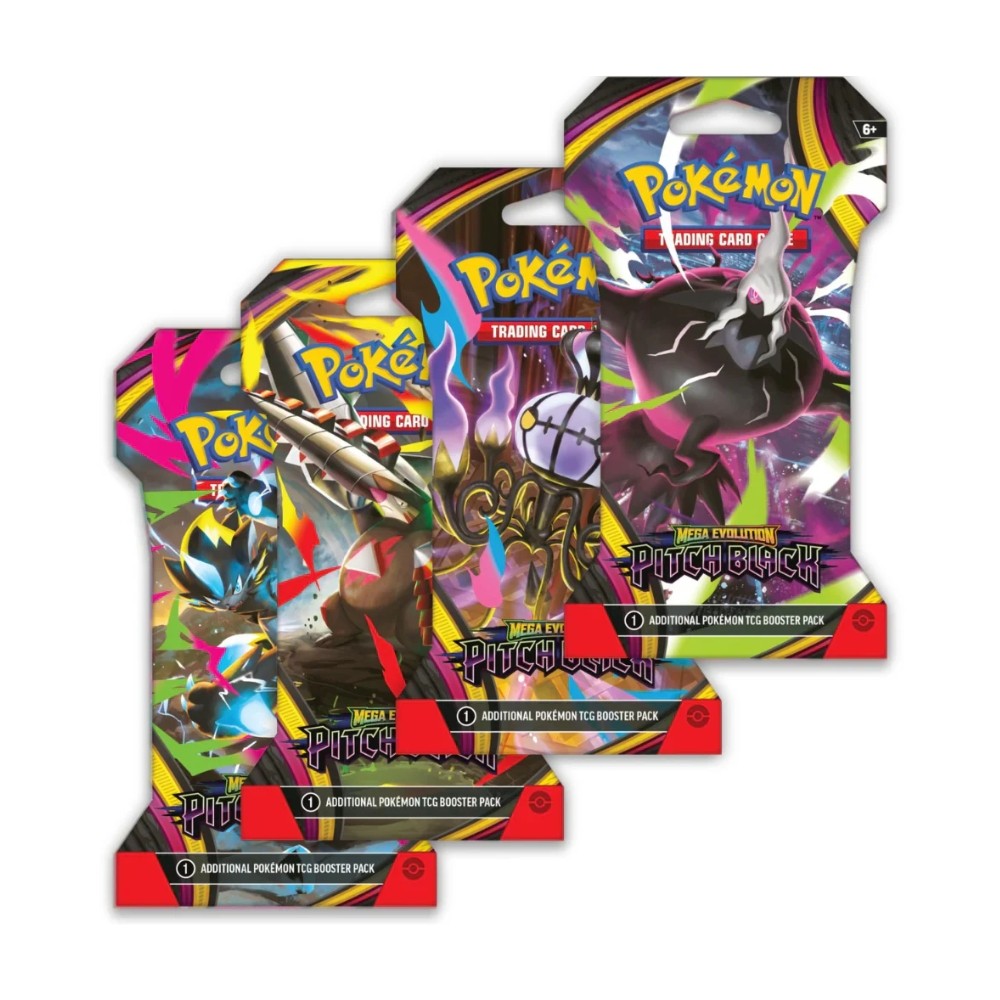 Pokémon: Mega Evolutions Pitch Black Sleeved Booster Pack