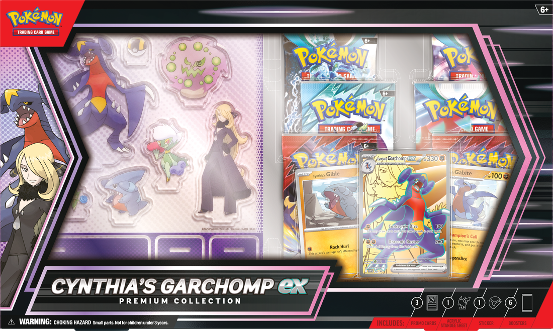 Scarlet and Violet: Cynthia's Garchomp EX Premium Box (Pre-Order) - ONE PER CUSTOMER (Copy)