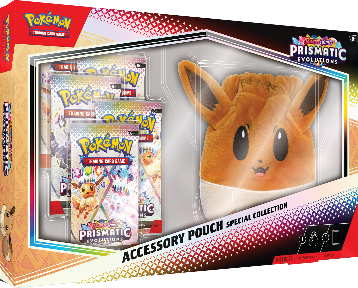 Pokémon: Scarlet & Violet - Prismatic Evolutions Accessory Pouch Special Collection