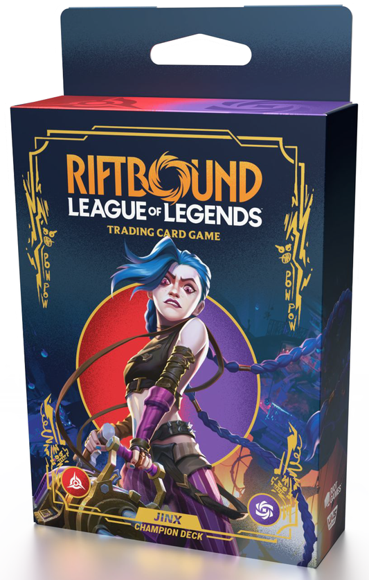 (PRE-ORDER) RIFTBOUND LEAGUE OF LEGENDS TCG ORIGINS CHAMPION DECK JINX