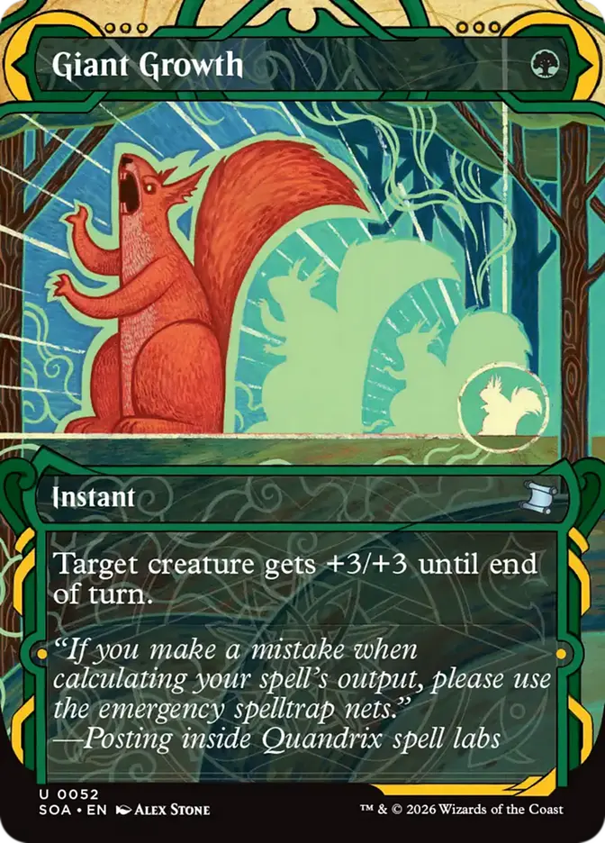 Giant Growth - 52 - Secrets of Strixhaven Mystical Archive