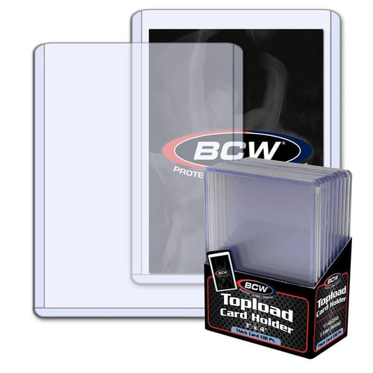 BCW - Thick Card Topload Holder - 138 PT.