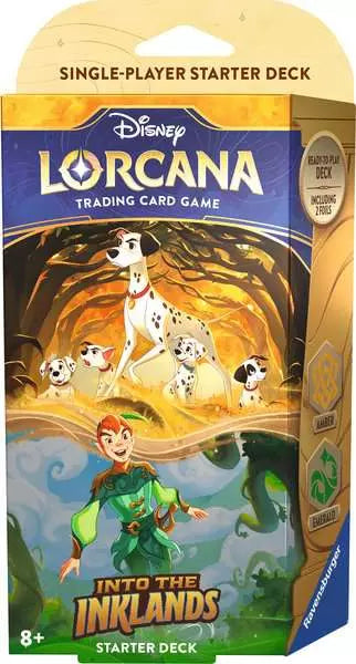 Disney Lorcana: Into the Inklands TCG Starter Deck Amber & Emerald