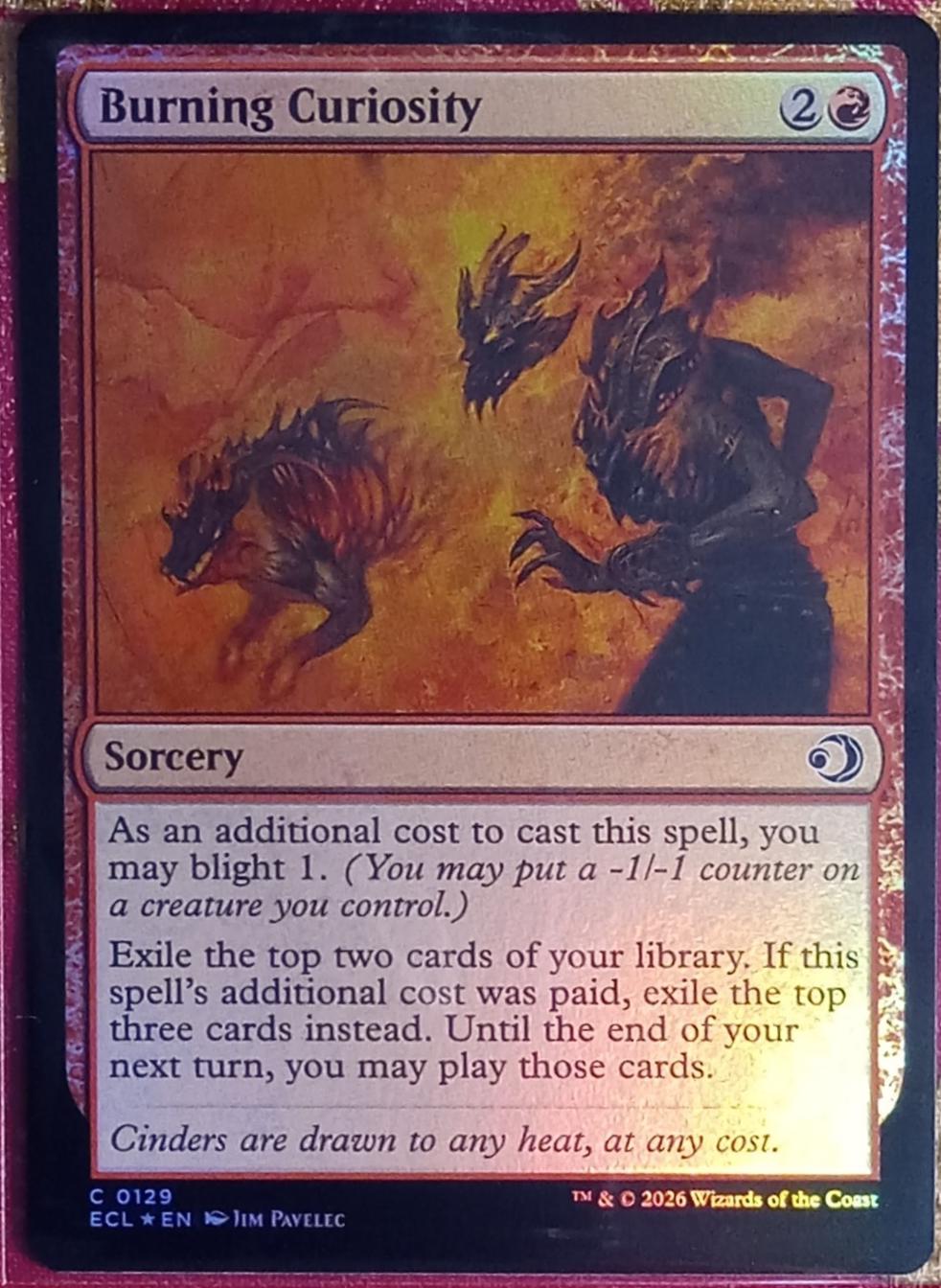 Burning Curiosity [Foil]