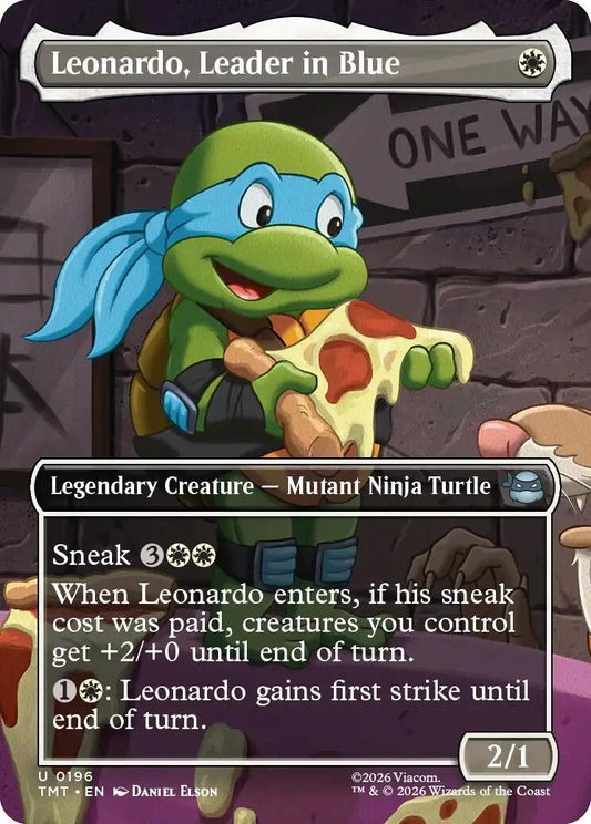 Leonardo, Leader in Blue [Borderless]