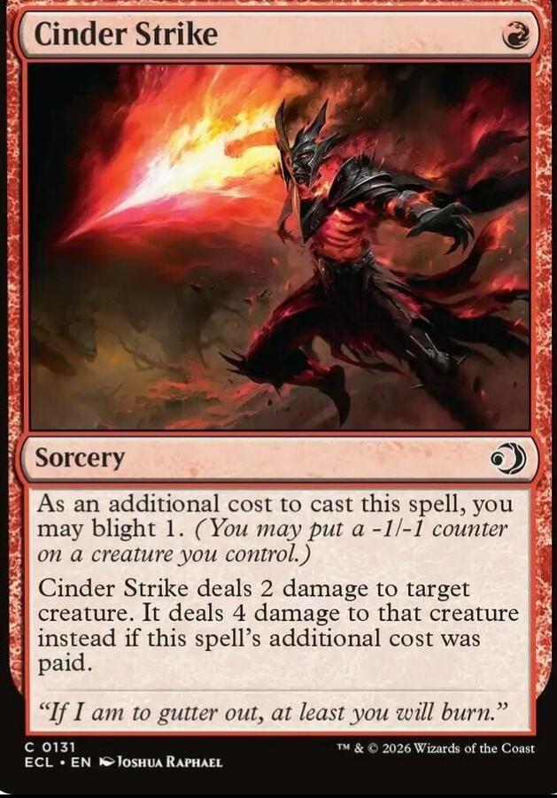 Cinder Strike [Foil]