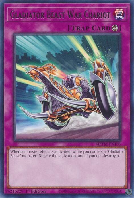 Gladiator Beast War Chariot MZTM-EN105