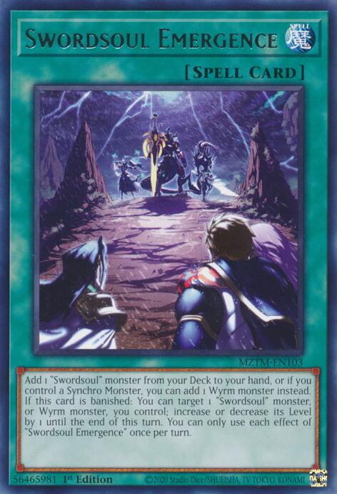 Swordsoul Emergence MZTM-EN103