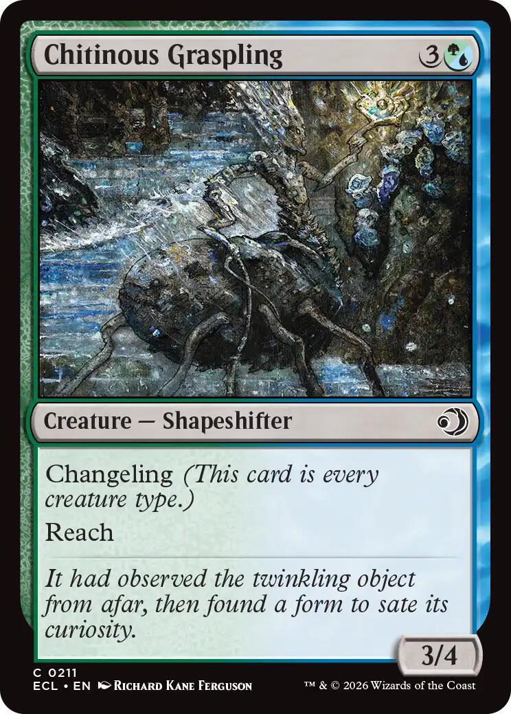 Lorwyn Eclipsed Chitinous Graspling