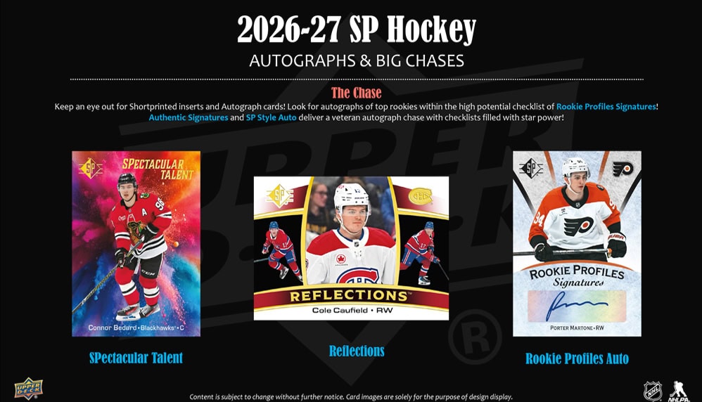 2026 - 27 Upper Deck SP Hockey Blaster (Pre-order)