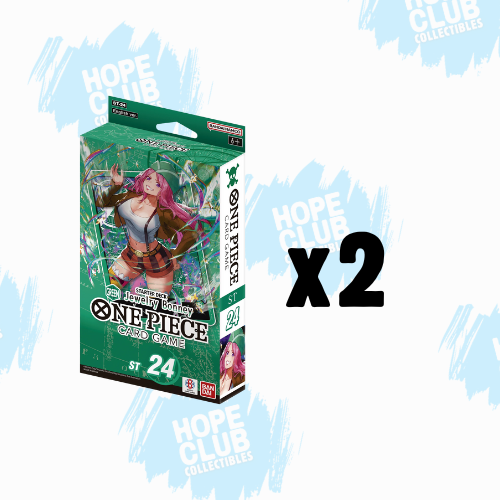 HCO LIMITED BUNDLE: One Piece CG: ST-24 Jewelry Bonney Starter Deck Bundle of 2