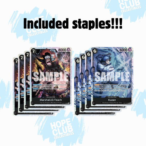 HCO LIMITED BUNDLE: One Piece CG: ST-27 Marshall.D.Teach Starter Deck Bundle of 2