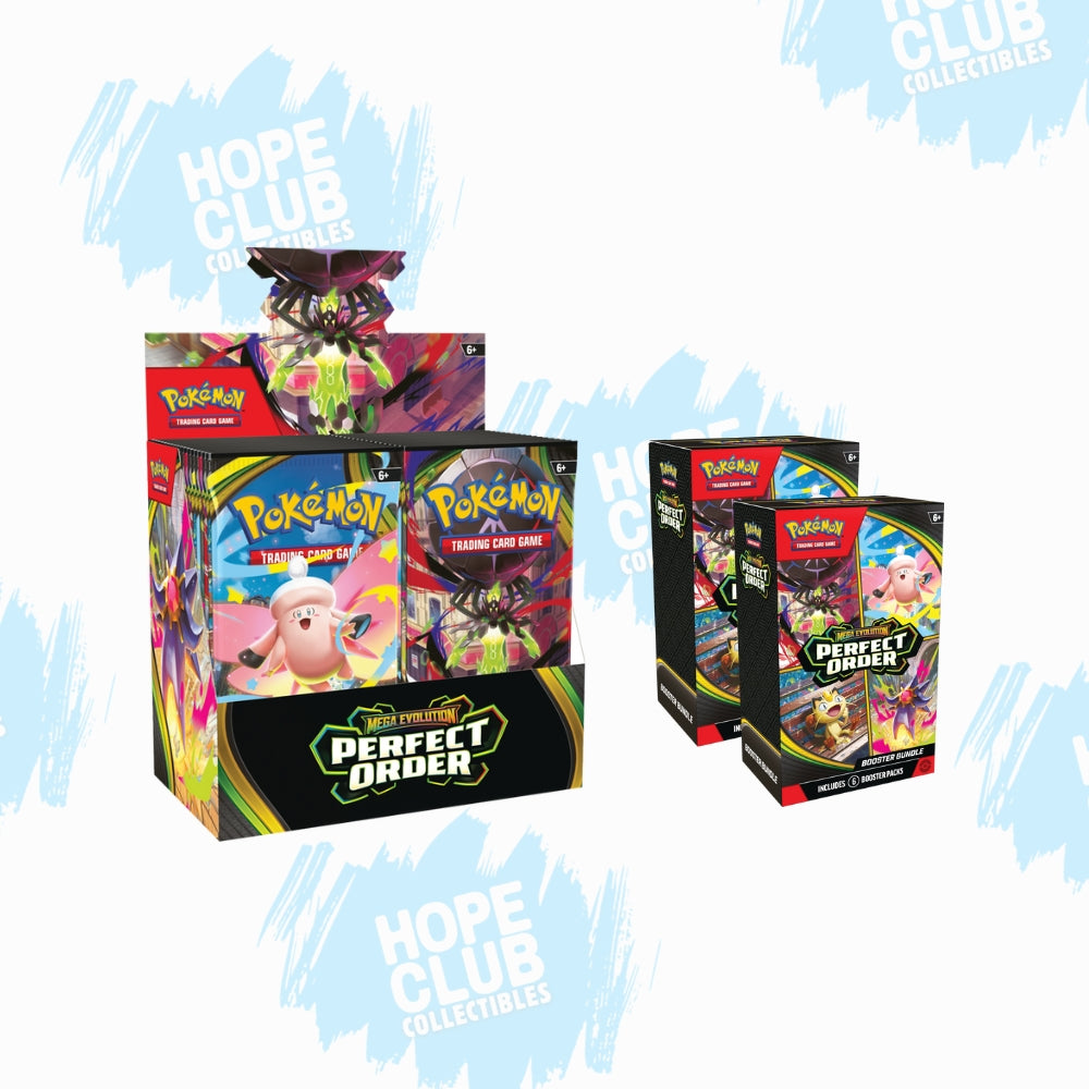 HCO EXCLUSIVE BUNDLE: 1 Perfect Order Booster Box + 2 Perfect Order Booster Bundles (Pre-order)