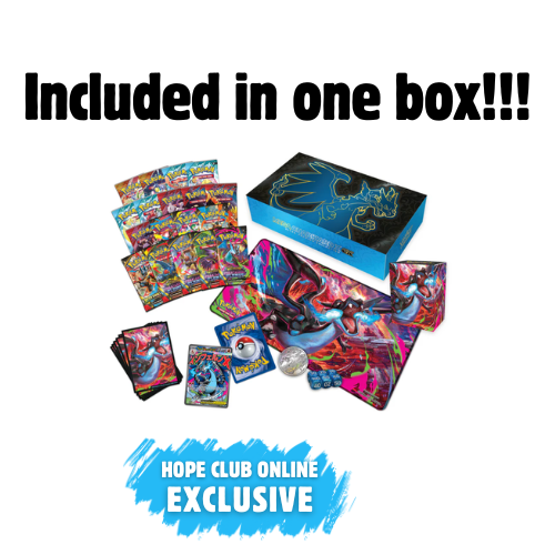 HCO EXCLUSIVE BUNDLE: 2 Charizard X ex Ultra Premium Collections