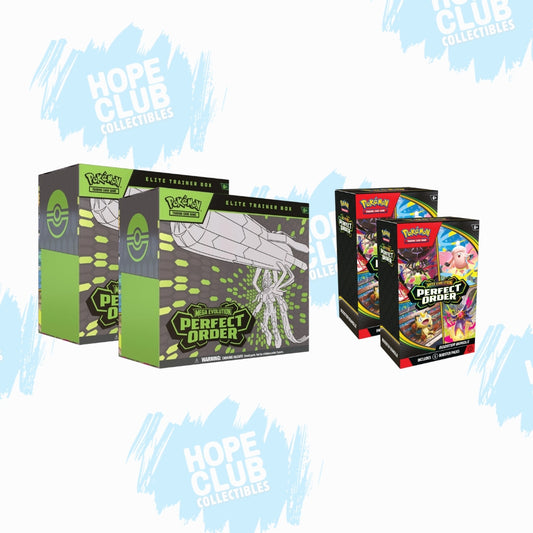 HCO EXCLUSIVE BUNDLE: 2 Perfect Order ETBs + 2 Perfect Order Booster Bundles (Pre-order)