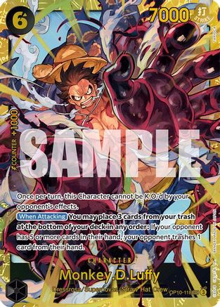 Monkey.D.Luffy (118) (OP10-118) - Royal Blood Foil
