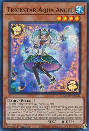 Trickstar Aqua Angel (MZTM-EN026) - Maze of the Master 1st Edition