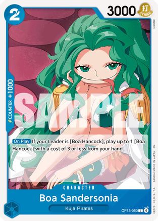 Boa Sandersonia (OP13-050) - Carrying On His Will