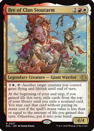 Bre of Clan Stoutarm (ECL-207) - Lorwyn Eclipsed