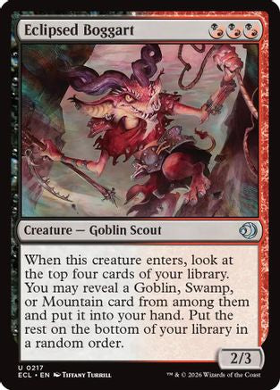 Eclipsed Boggart (ECL-217) - Lorwyn Eclipsed Foil