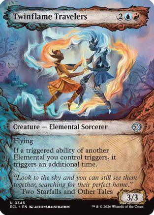 Twinflame Travelers (Showcase) (ECL-345) - Lorwyn Eclipsed