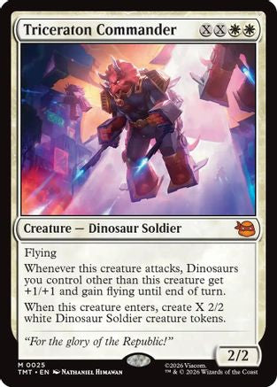 Triceraton Commander (TMT-025) - Teenage Mutant Ninja Turtles Foil