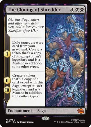 The Cloning of Shredder (TMT-060) - Teenage Mutant Ninja Turtles Foil