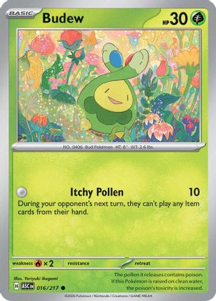 Budew 016/217  ME Ascended Heroes - Common