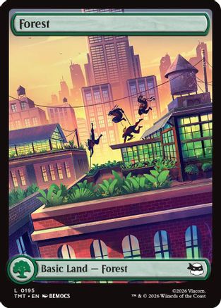 Forest (0195) (TMT-195) - Teenage Mutant Ninja Turtles Foil