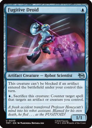 Fugitive Droid (TMT-040) - Teenage Mutant Ninja Turtles Foil