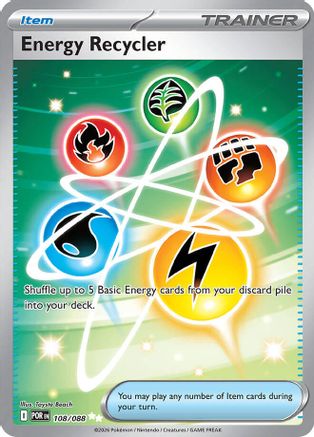 Energy Recycler 108  - Holofoil ME03 Perfect Order - Ultra Rare