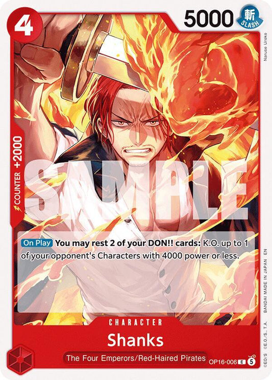 Shanks - OP16-006 - C - The Time of Battle