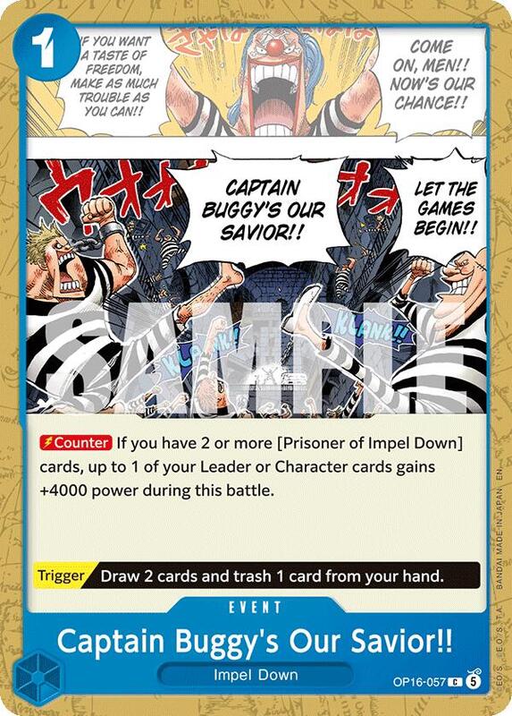 Captain Buggy's Our Savior!! - OP16-057 - C - The Time of Battle