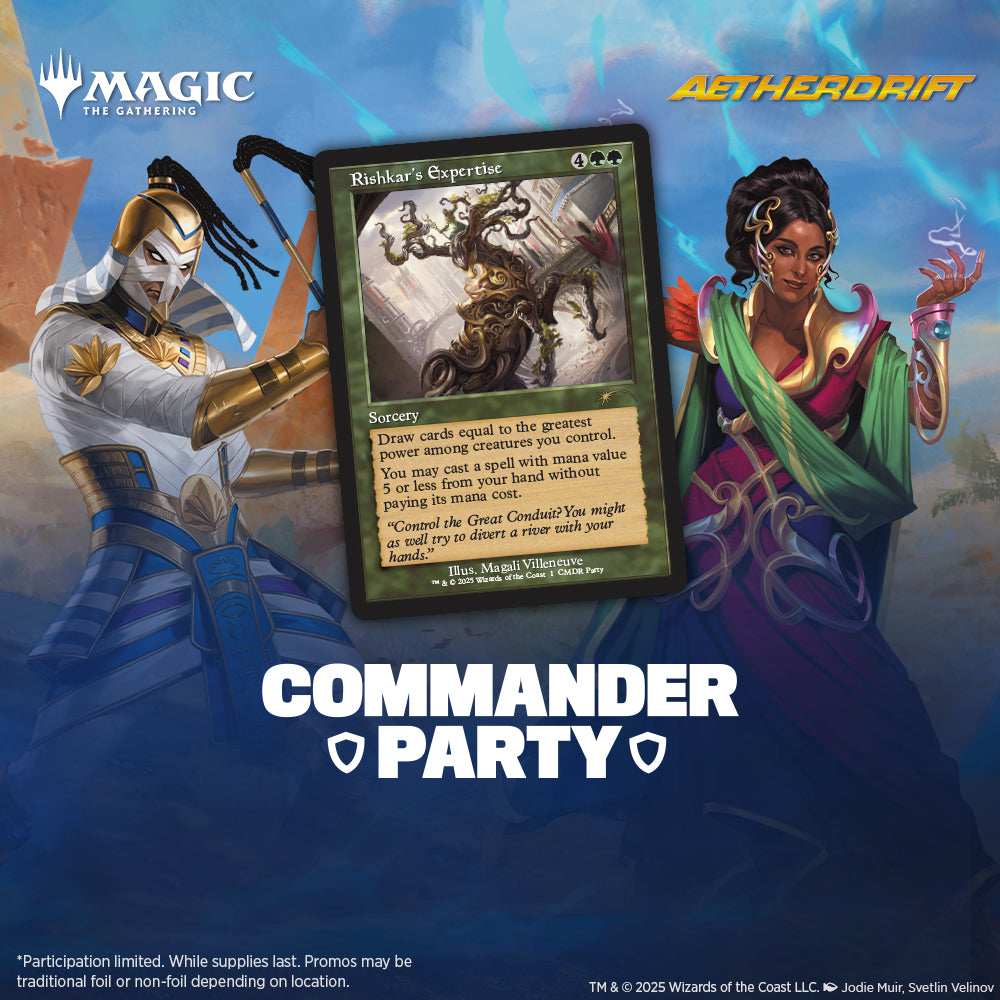 Magic: The Gathering Aetherdrift Commander Party